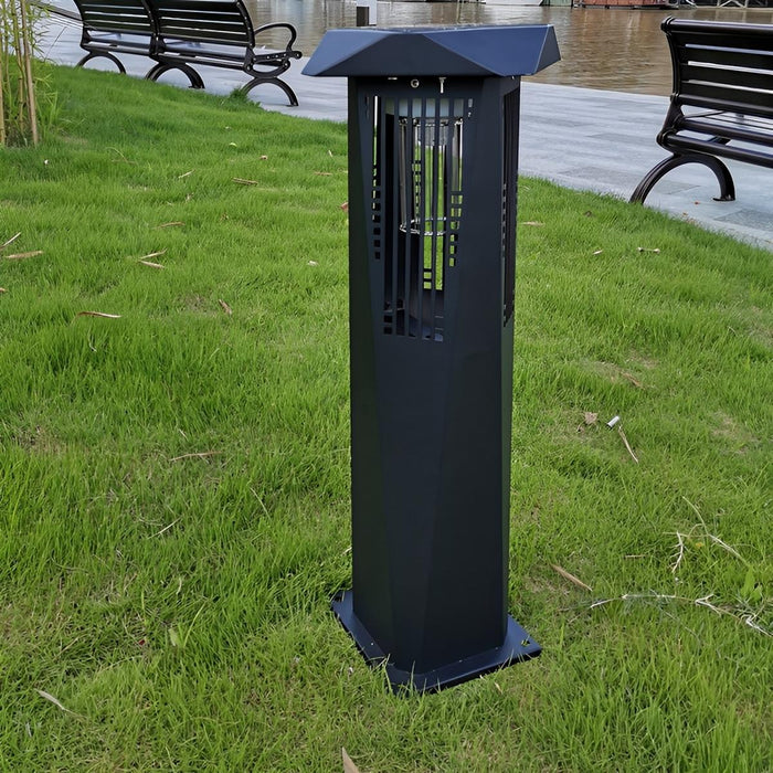 Solar Bug Zapper Lawn Light - Waterproof LED Outdoor Mosquito Killer - Garden Pathway Lighting