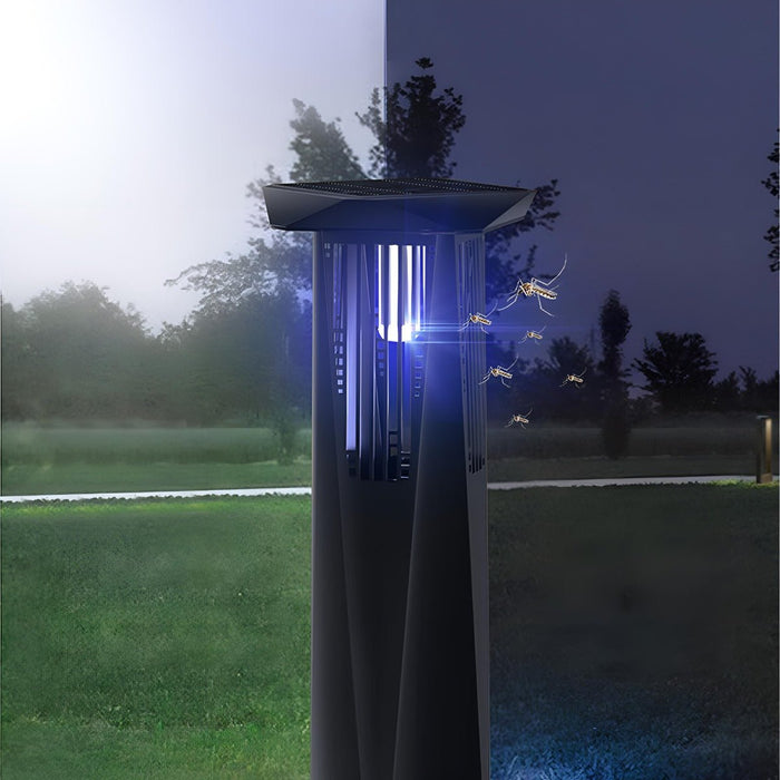 Solar Bug Zapper Lawn Light - Waterproof LED Outdoor Mosquito Killer - Garden Pathway Lighting