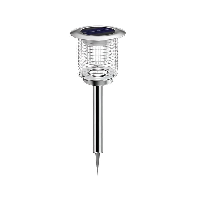 Outdoor Mosquito Bug Zapper Lawn Pillar Light - Solar Powered, Waterproof LED UV Insect Killer for Yard, Garden, Patio