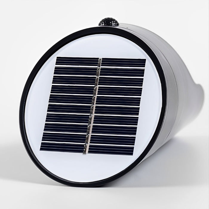 Solar LED Wall Light - Modern Outdoor Porch Sensor Lighting, Waterproof ABS Design