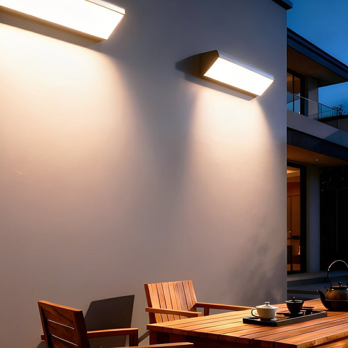 Solar Waterproof Outdoor LED Strip Lights - Porch / Patio / Garden Wall Lighting, Energy Efficient
