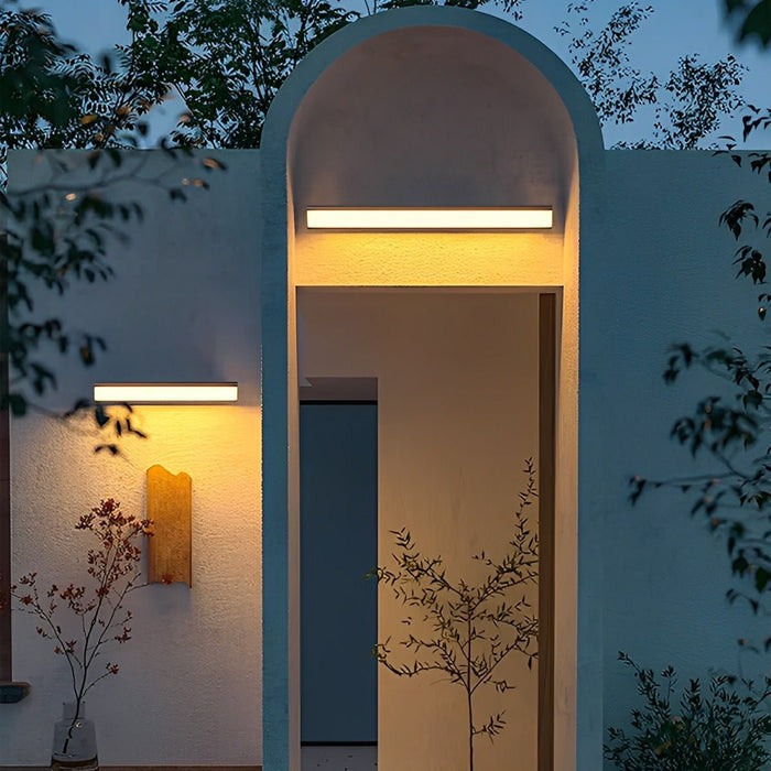 Solar Waterproof Outdoor LED Strip Lights - Porch / Patio / Garden Wall Lighting, Energy Efficient