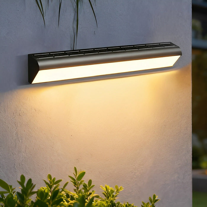 Solar Waterproof Outdoor LED Strip Lights - Porch / Patio / Garden Wall Lighting, Energy Efficient