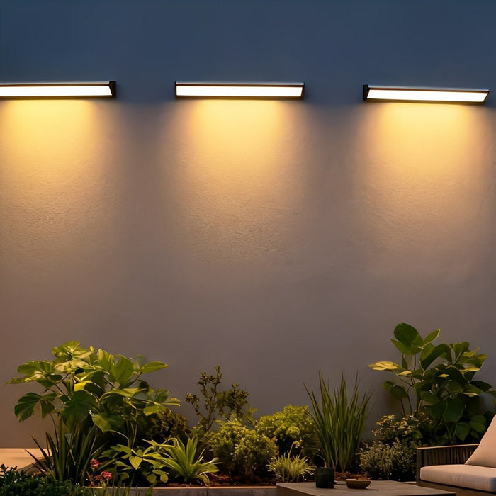 Solar Waterproof Outdoor LED Strip Lights - Porch / Patio / Garden Wall Lighting, Energy Efficient