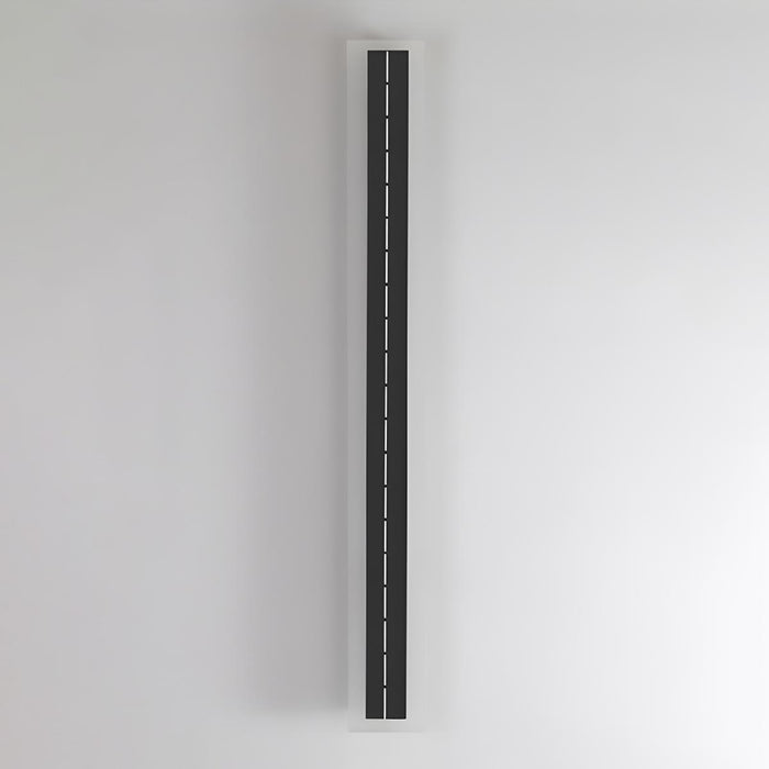 Outdoor LED Strip Porch Light - Solar Powered / Waterproof Wall Sconce - Exterior Lighting Fixture