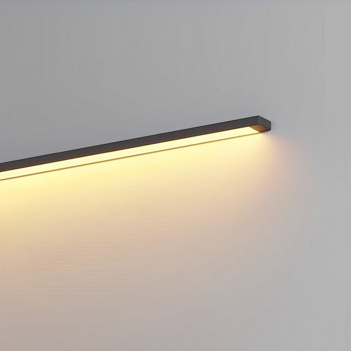 Solar Waterproof Outdoor Long Light Strip - LED Exterior Wall Lighting, Garden Pathway Accent
