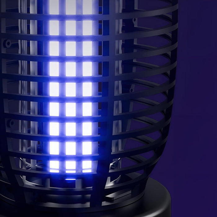 Mosquito Bug Zapper Lantern - Solar Powered / Waterproof Outdoor LED Light, Hanging Pest Killer