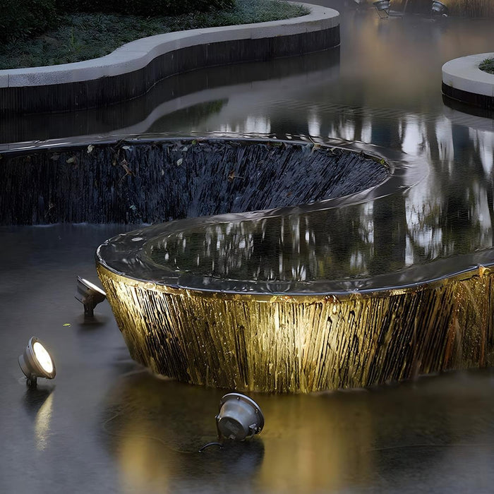 Submersible Spot Lights - Solar Powered / RGB Color Changing - Outdoor Landscape / Pool / Pond Lighting