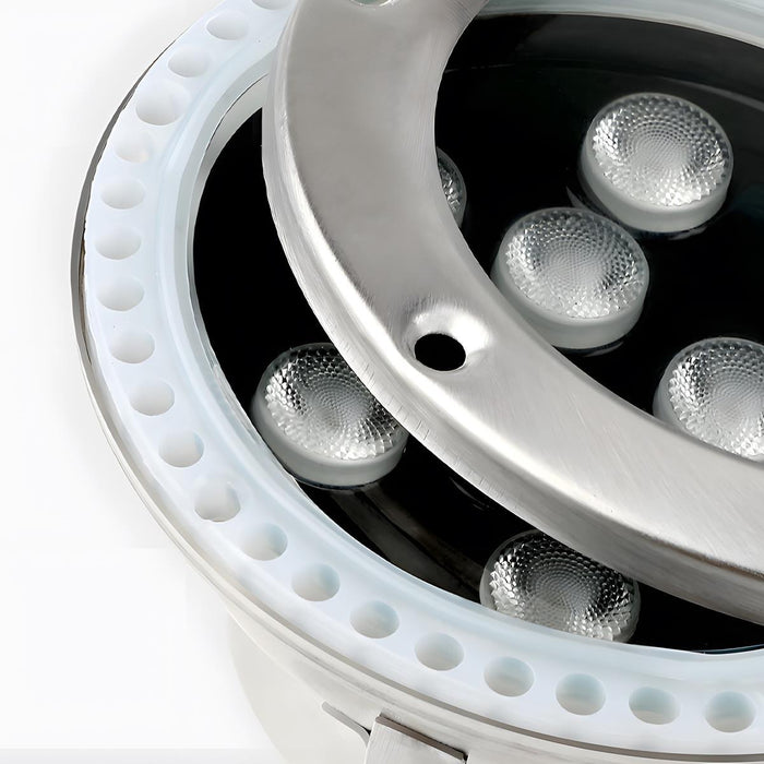 Submersible Spot Lights - Solar Powered / RGB Color Changing - Outdoor Landscape / Pool / Pond Lighting