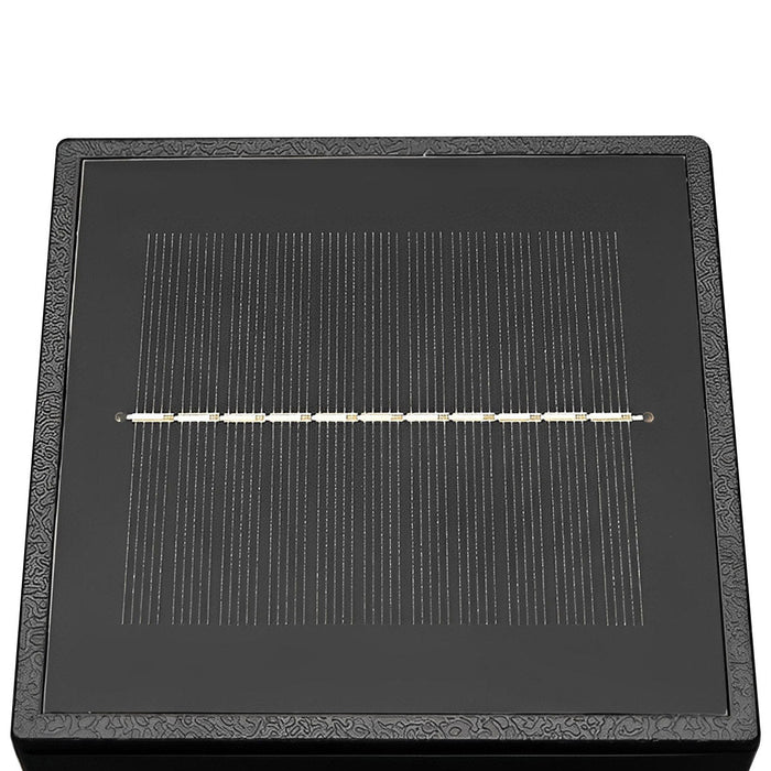 Solar Waterproof Rectangular LED Outdoor Bug Zapper - UV Mosquito Killer, Chemical-Free Pest Control / Garden Lawn Light