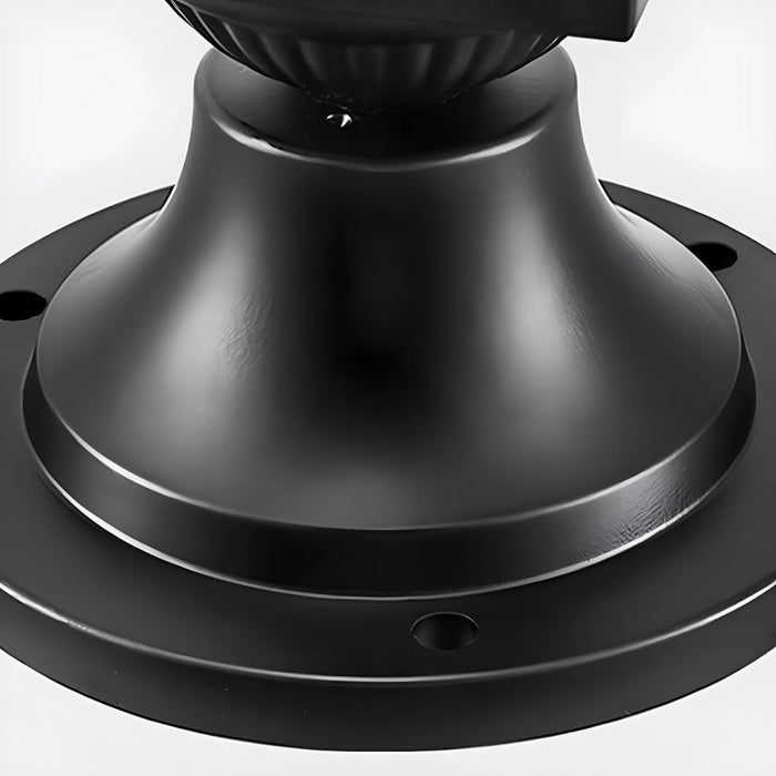 Solar Waterproof Water Wave Lampshade LED Outdoor Post Light - Garden Pathway Driveway Driveway Lighting, Decorative Landscape Lamp