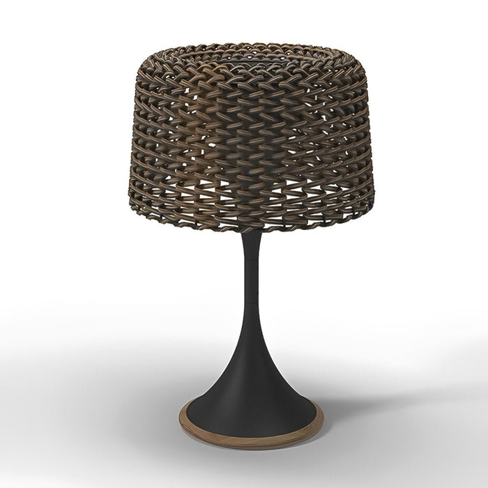 Solar Outdoor Floor Lamp, Waterproof LED Weave Shade for Garden/Patio/Yard, Easy Install