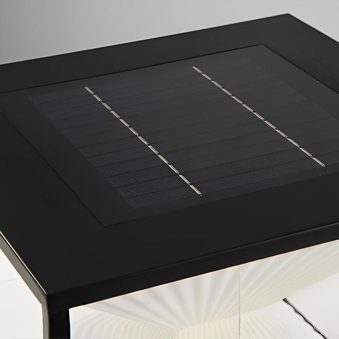 Square Solar Fence Post Lights - Outdoor Cap-Style LED Accent Lighting for Decks, Patios, and Garden Pathways