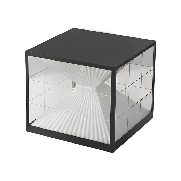 Square Solar Fence Post Lights - Outdoor Cap-Style LED Accent Lighting for Decks, Patios, and Garden Pathways