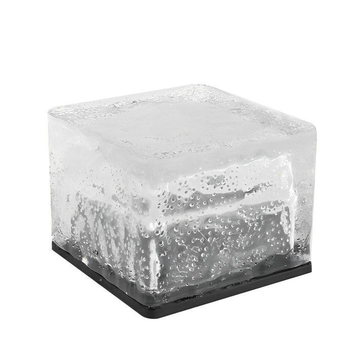 Ice Brick Solar Outdoor Lights - Pathway Lighting / Garden Decor, Waterproof, Automatic On/Off