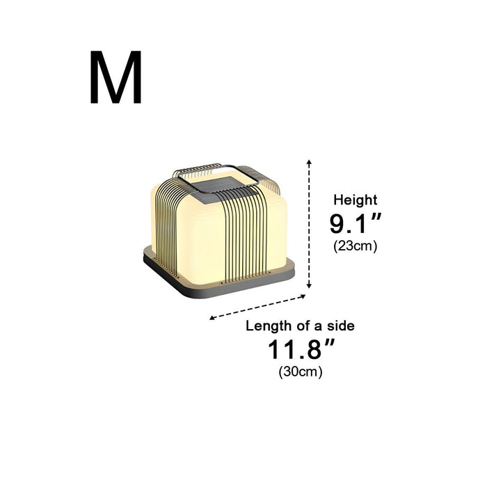 Square Solar Fence Post Light - Modern Waterproof LED Cap Light for Outdoor Decks, Patios, and Gardens