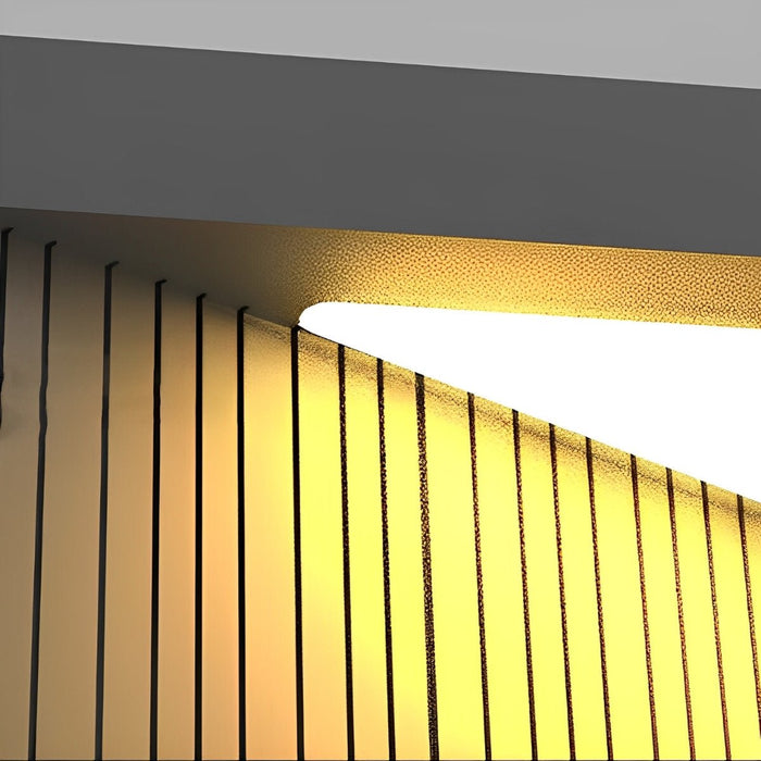 Square Solar Fence Post Light - Wireless Outdoor LED Deck Lighting, Automatic Dusk-to-Dawn Operation