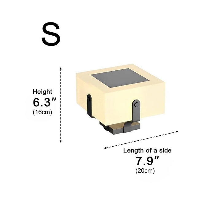 Square Solar Fence Lights - Waterproof Outdoor LED Security Lighting for Decks, Patios, Garden Paths, and Post Caps