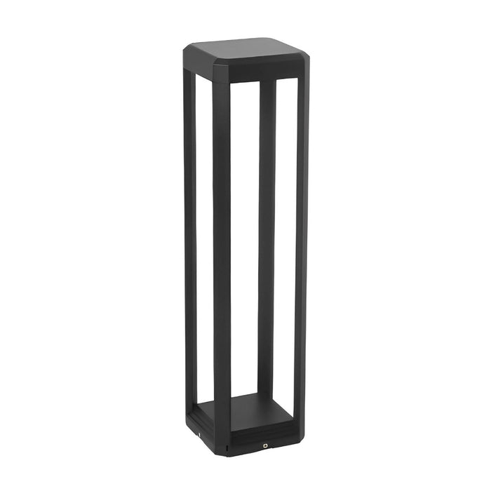 Rectangle Hollow Pathway Light - Modern Minimalist Design, Waterproof Outdoor Post Lamp, Solar/Hardwired Options