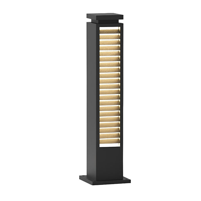 Outdoor Square Grille Post Cap Light - Solar/Hardwired Fence Column Lamp, Waterproof Landscape Lighting