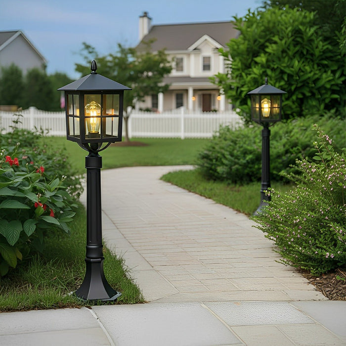 Square Solar Lawn Lamp - Outdoor Waterproof Pathway Light, Garden Landscape Lighting