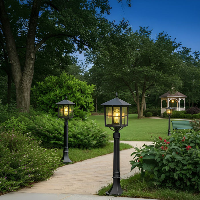 Square Solar Lawn Lamp - Outdoor Waterproof Pathway Light, Garden Landscape Lighting