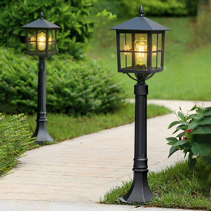 Square Solar Lawn Lamp - Outdoor Waterproof Pathway Light, Garden Landscape Lighting