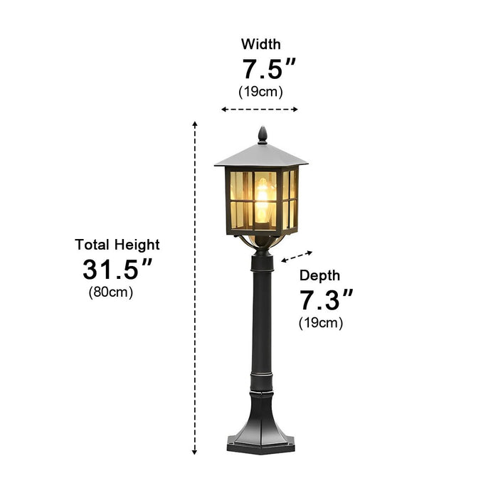Square Solar Lawn Lamp - Outdoor Waterproof Pathway Light, Garden Landscape Lighting