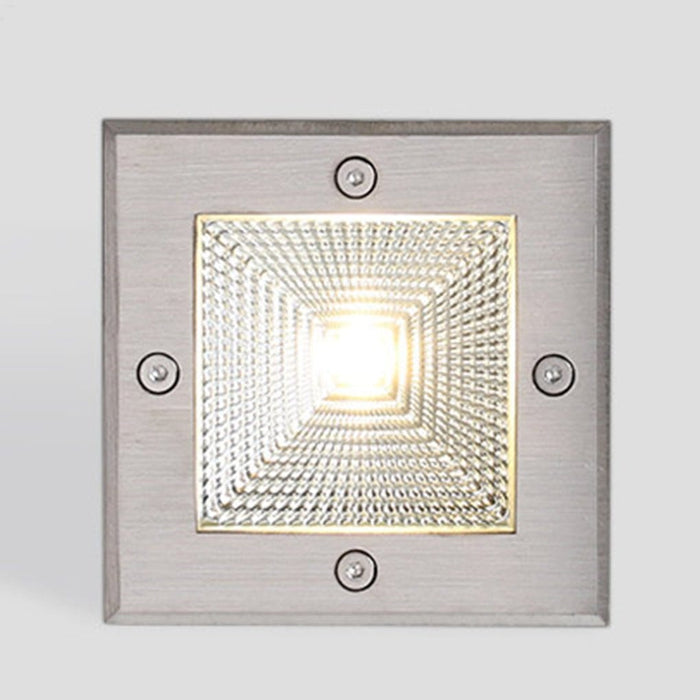 Square Waterproof LED Embedded Ground Lights for Outdoor Lawn Garden