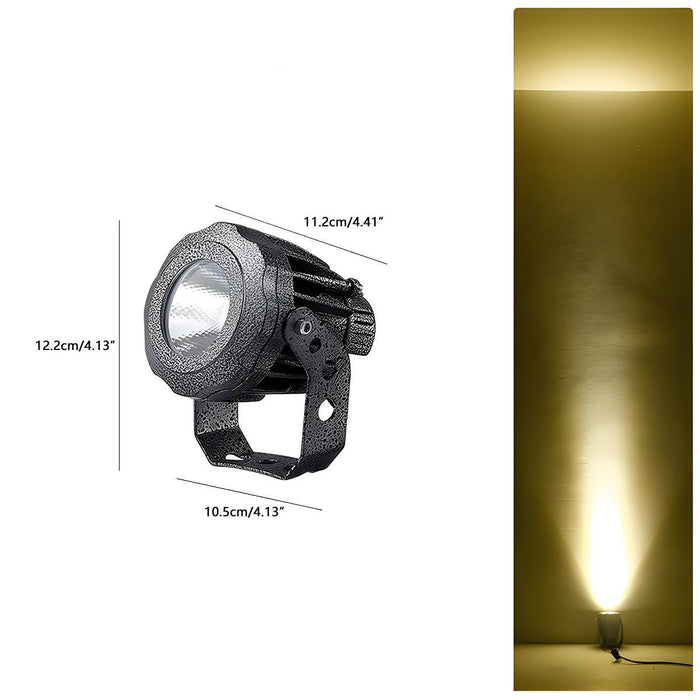 Square Waterproof Outdoor LED Spot Light, Architectural Accent Wall Washer for Garden/Patio/Exterior