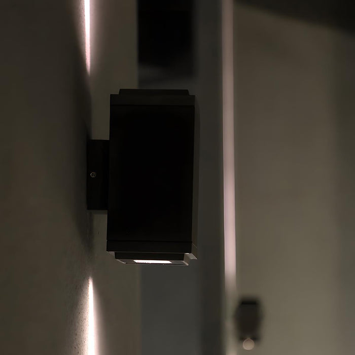 Outdoor LED Wall Light, Waterproof Up Down Beam, Architectural Accent, Exterior Landscape Lighting for Patio/Porch/Garden