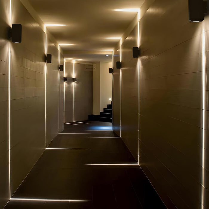 Outdoor LED Wall Light, Waterproof Up Down Beam, Architectural Accent, Exterior Landscape Lighting for Patio/Porch/Garden