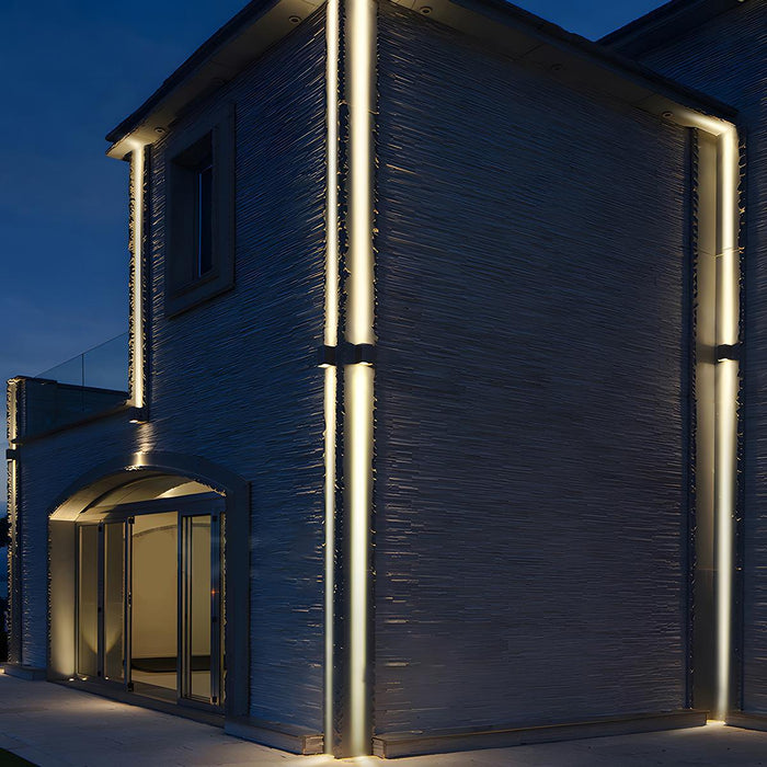 Outdoor LED Wall Light, Waterproof Up Down Beam, Architectural Accent, Exterior Landscape Lighting for Patio/Porch/Garden