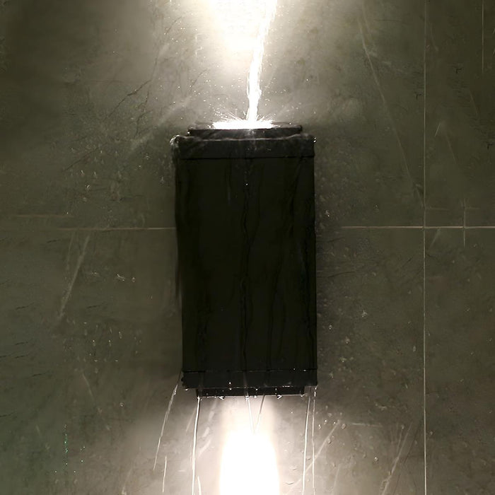 Outdoor LED Wall Light, Waterproof Up Down Beam, Architectural Accent, Exterior Landscape Lighting for Patio/Porch/Garden