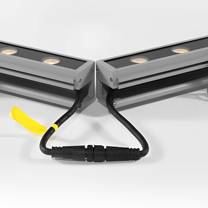 Architectural LED Wall Washer, IP65 Waterproof Outdoor Strip Light for Facade/Landscape, Hardwired Linear Uplight