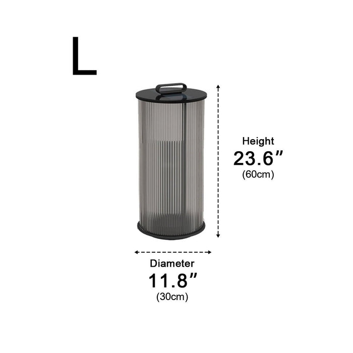 Solar-Powered Cylindrical Lantern, Waterproof Portable Light for Patio/Garden/Pathway