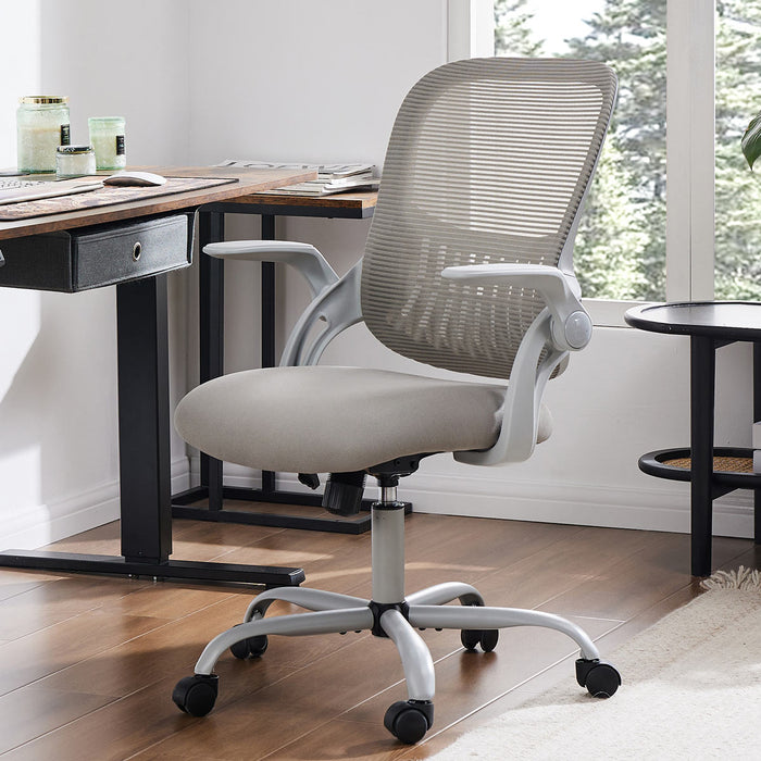 Tall Ergonomic Office Chair - Adjustable Foot Ring / Swivel Seat, Standing Desk Height