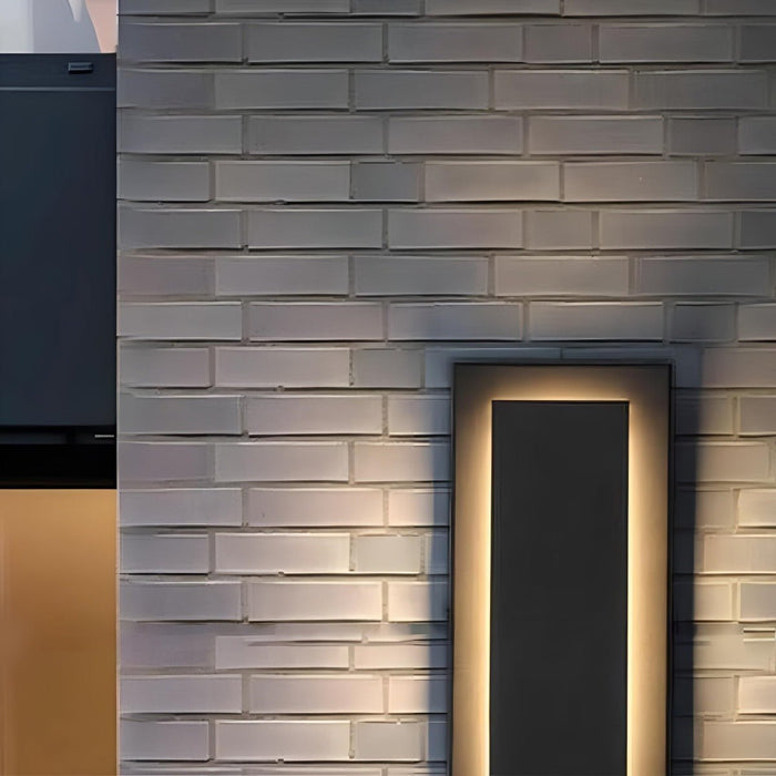 Waterproof LED Wall Sconce, Modern Long Strip Outdoor Light for Porch/Patio/Yard