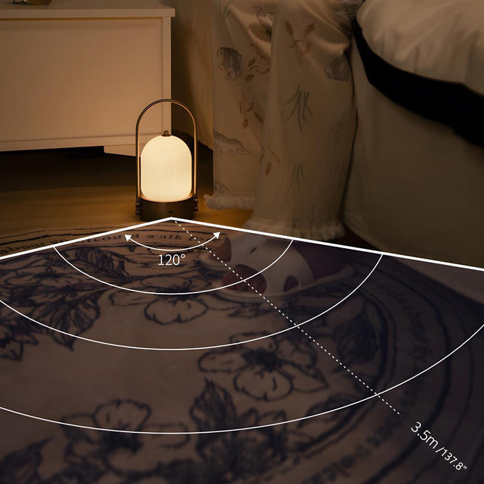 Rechargeable Table Lamp, Touch Dimmable LED, Cordless Night Light for Bedroom/Living Room/Bar