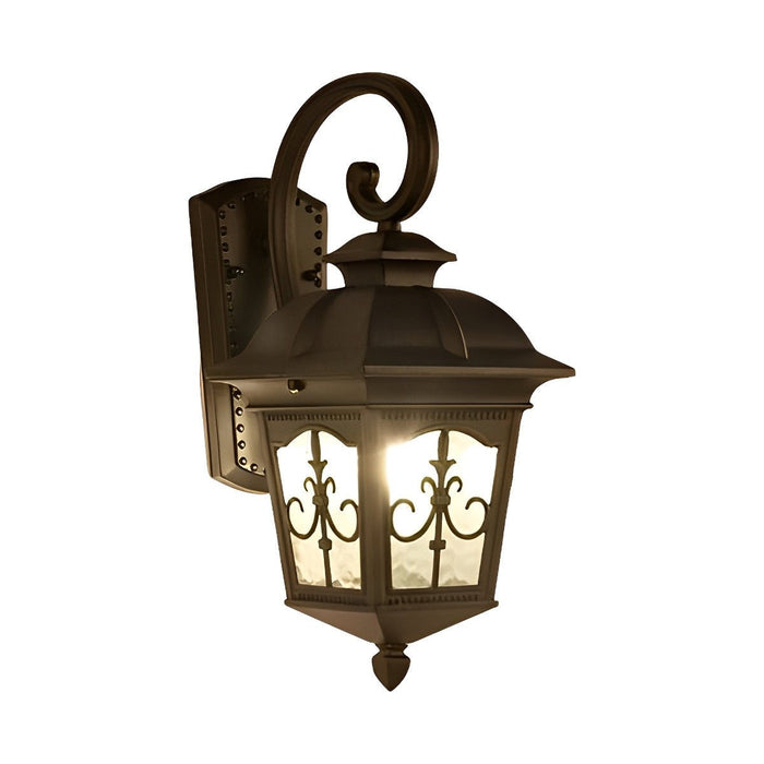 Vintage European Outdoor Wall Sconce, Waterproof Security, Porch/Patio/Entryway Lighting