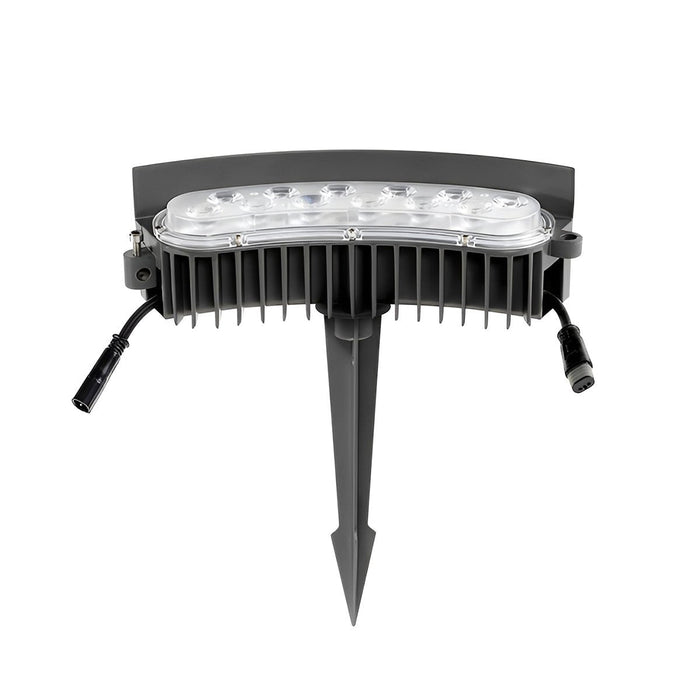 Low Voltage LED Arc Spot Light, Waterproof Landscape Uplighting for Trees/Gardens/Patios, Architectural Accent Lighting