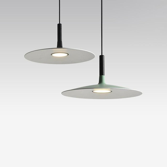 Flat Circular Design Industrial Pendant Lighting Modern Metal Kitchen Lighting Dining Room Lighting Ceiling Light