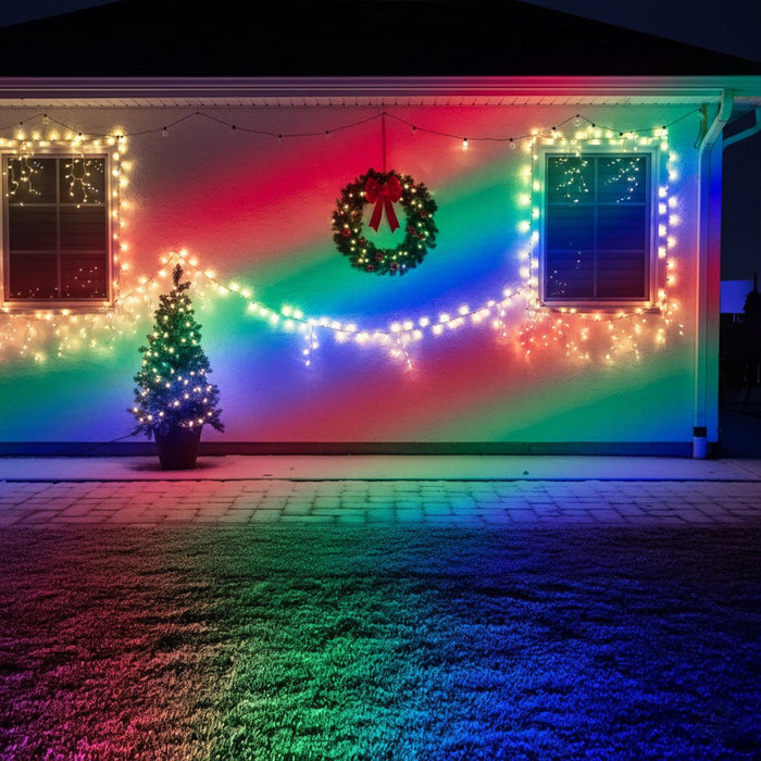 RGB LED Landscape Spot Light, Outdoor Waterproof, Remote Control, Color-Changing, Architectural Accent/Tree Lighting