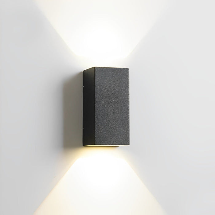 Waterproof LED Wall Light - Dual Light Effect, Outdoor Villa Courtyard Lighting, Solar/Hardwired
