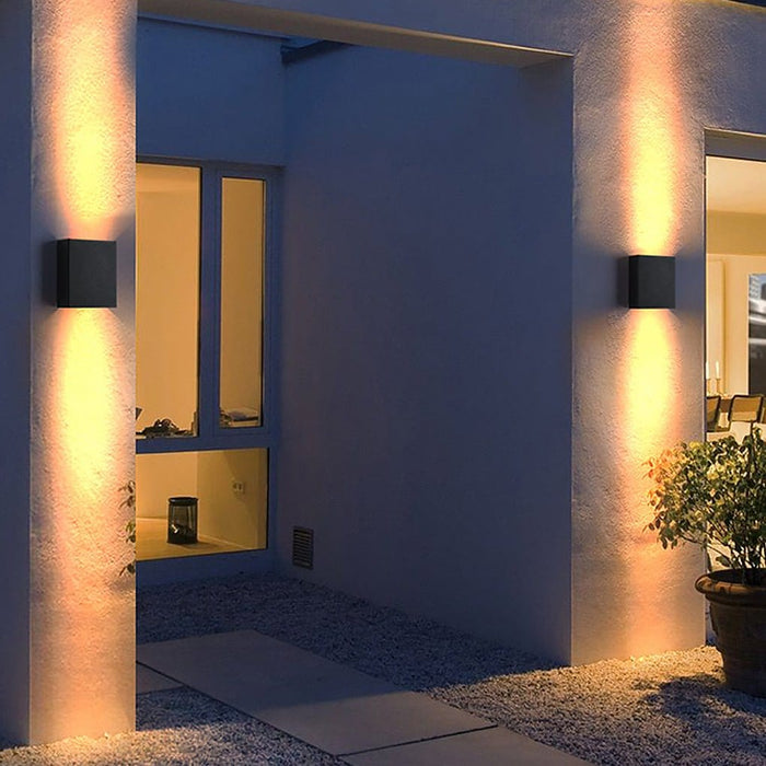 Rectangular Waterproof Up Down Lighting Led Modern Wall Washer Lights