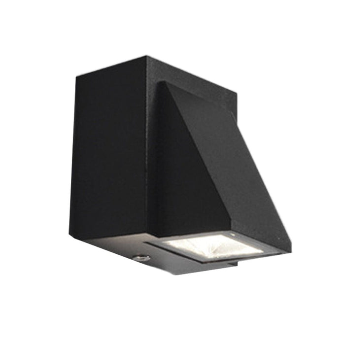 Waterproof LED Up And Down Lighting Black Modern Outdoor Wall Lights