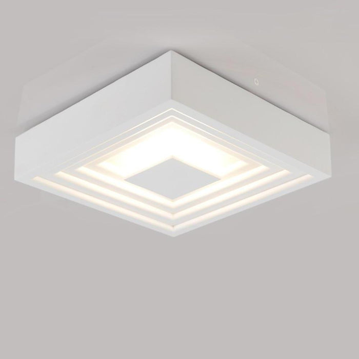 6 Multiple Circles Flush Mount Ceiling Light Geometric LED Light