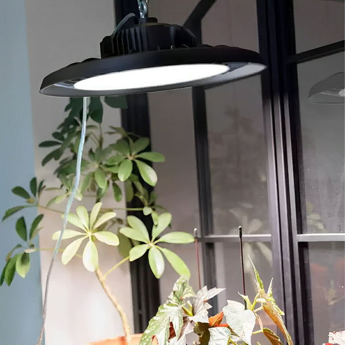 UFO Dish Floodlight - Outdoor Waterproof LED Barn Light, Greenhouse, Garage, Warehouse Lighting
