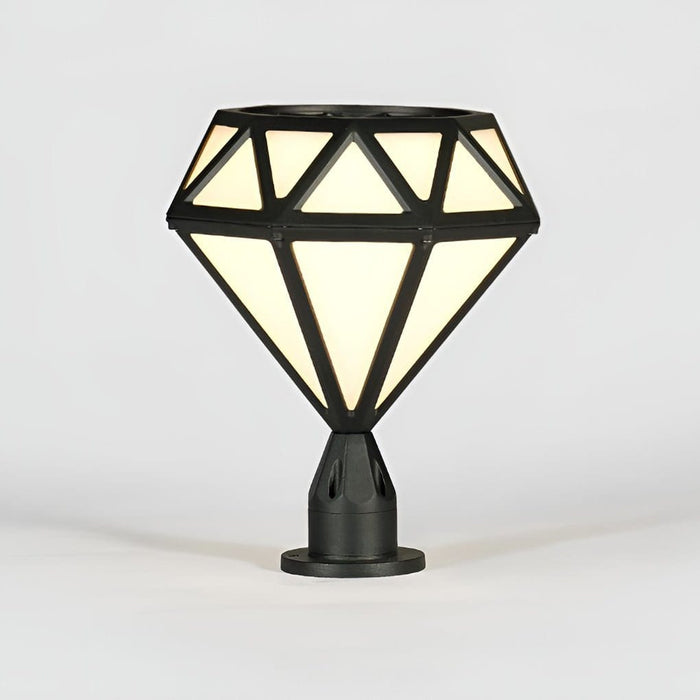 Unique Diamond-shaped LED Post Lights Outdoor Lights Waterproof Fence Post Lights