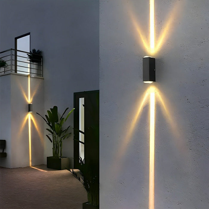 Up and Down LED Wall Light - Outdoor Waterproof - Aluminum Sconce for Corridor, Staircase, Wall